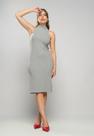 Vestido Midi Regata Cava Americana Canelado Mescla Salvatore