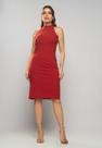 Vestido Midi Regata Cava Americana Canelado Terracota Salvatore
