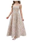 Vestido midi RoseSeek, vestido de verão feminino, cami, 12 anos