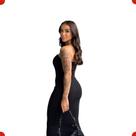 Vestido Midi sem alça Canelado Premium Duplo Tubinho Elegante