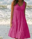 Vestido Midi Soltinho em Camadas