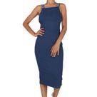 Vestido Midi Tricats Canelado Vestido Midi Tricats Canelado