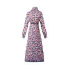 Vestido Midi Vintage Estampado De Manga Longa Para Mulheres, Elegante Para Festas, Moda 2025 Com