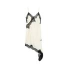 Vestido Mini De Renda Para Mulheres, Satin, Costas Descobertas, Assimétrico, Vestido Sexy Para Festa