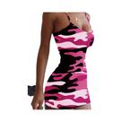 Vestido Mini Floral plus Size Sem Costas Sexy De Verão Com Saia Curta
