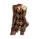 Vestido Mini Sem Mangas Com Decote Em V E Costas Descobertas Para Mulheres, Vestidos De Festa De