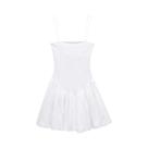 Vestido Mini Vintage Sem Mangas Para Mulheres, Decote Slash, Vestido Casual De Verão Vestido Mini Vintage Sem Mangas Para Mulheres, Decote Slash, Vestido Casual De Verão
