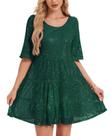 Vestido MINTLIMIT Sexy Sparkly Sparkly Sparkin Glitter Mini Green Feminino