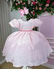 Vestido Miss Cherry Cristal Lese - Laise Rosa Bebê Elegante
