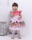 Vestido Moana Tule Lili + faixinha de cabelo Vestido Moana Tule Lili + faixinha de cabelo