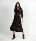 Vestido Moda Evangélica Madrinha Longo Manga Longa Casamento