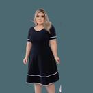 Vestido Moda Feminina Blogueira Moderno Casual Mais Vendido Civil Casamento Festivdade Evangelico Saia