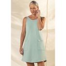 Vestido Moletinho Eco Linho Marialicia Ref. 183659