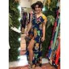 Vestido mônica azul