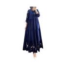 Vestido Muçulmano Elegante Com Estampa Floral ZANZEA Moda Feminina Abaya Kaftan Vestido Casual Maxi