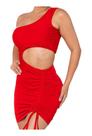 Vestido Mula Curto Feminino Recorte Aberto Bojo Gringa