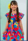 Vestido Multicolorido crepe