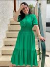 vestido na cor verde bandeira, vestido na cor verde bandeira,