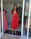 Vestido no viscolinho slim