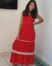 Vestido no viscolinho slim