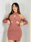 Vestido nude