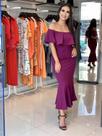 Vestido ombro a ombro