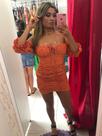 Vestido ombro a ombro com amarração
