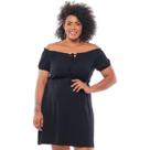 Vestido Ombro a Ombro Midi Malha Vestido Ombro a Ombro Midi Malha