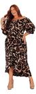 Vestido onça feminina