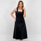 Vestido Pacific Blue Midi em P.u com Alça Feminino
