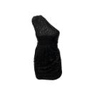 Vestido Paetê Preto Forrado Naguchi