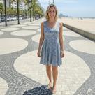Vestido Pala de Malha Grego Feminino - Zambri Moda