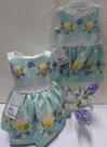 Vestido Paraiso Menina Luxo Criança Tam 1 2 3 4 Num 7883