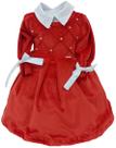 Vestido Peluciado Bebê Menina + Body Lessa Kids Inverno 8435