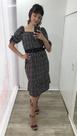 Vestido Pied de Poule Vestido Pied de Poule