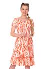 Vestido pietra de malha estampada