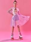 Vestido Pinkmood Com Saia Em Tule Lilás Catavento