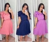 Vestido plinssado
