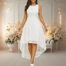 Vestido Plus Size 40 Renda Civil Festa Noiva Casamento