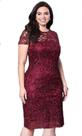 Vestido Plus Size 76 Madrinha Renda Batizado Civil Aniversario