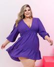 Vestido Plus Size com Elastex