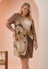 Vestido Plus Size Com Frente Estampada LUNENDER C5153