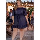 Vestido Plus Size Curto Feminino