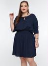 Vestido Plus Size Curto Soltinho Casual Festa