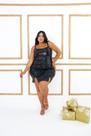 Vestido Plus Size em Paetê