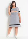 Vestido Plus Size Feminino com Estampa Frontal Vestido Plus Size Feminino com Estampa Frontal
