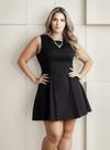 Vestido Plus Size Feminino Tamanhos Grandes Festa Balada Evasê Rodado (disponível Do G1 Ao G4 )