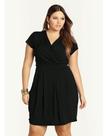 Vestido Plus Size Malha Transpassado Varias Cores Grandes Vestido Plus Size Malha Transpassado Varias Cores Grandes