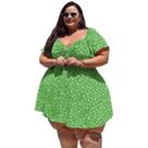 Vestido Plus Size Midi Elegante Decote Coração Sexy Luxo Soltinho Forrado Ajustável Tamanho Grande