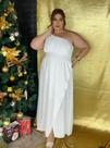Vestido Plus Size Moda Feminina Tendência/De um Ombro Só.. Vestido Plus Size Moda Feminina Tendência/De um Ombro Só..